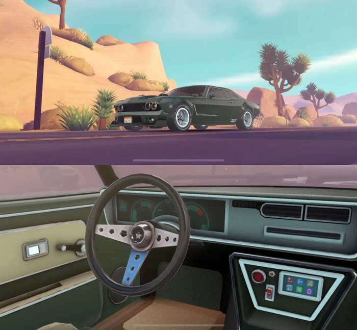 修复完成后，游戏还会安排一段动态展示，让玩家欣赏自己修复好的车辆 | 图片来源：Chrome Valley Customs