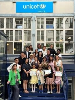 　　小应老师应邀参访联合国儿童基金会（法国区）UNICEF