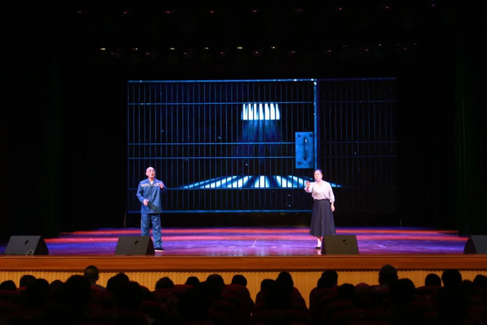 ▲阳戏《高墙下的忏悔》剧照