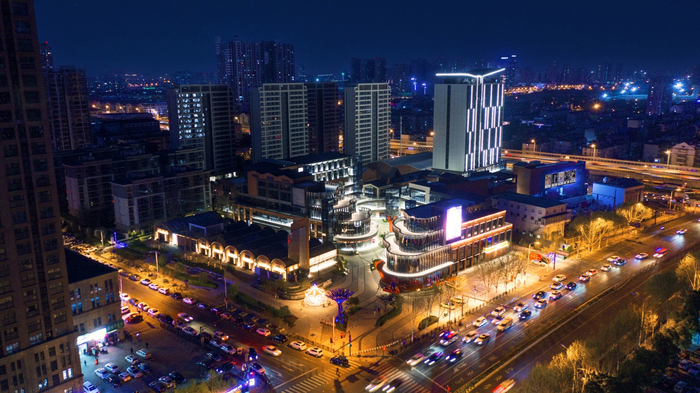 车桥新界夜景。