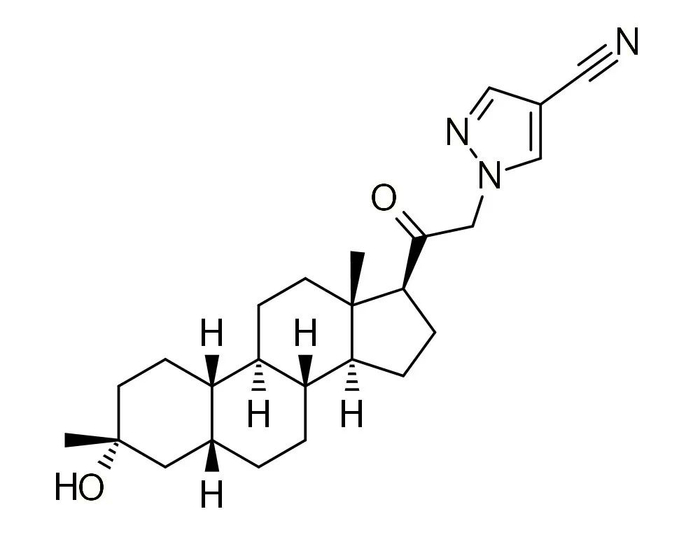图1. Zuranolone结构式，来源：药渡数据