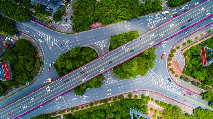 佛山大道江湾立交。