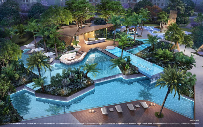 龙湖天屿景观效果图