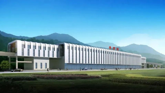 ▲井湾站效果图