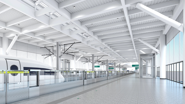 ▲三灶东站效果图