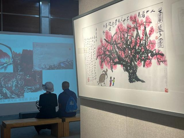 黄永玉《赏花图》。  主办方供图