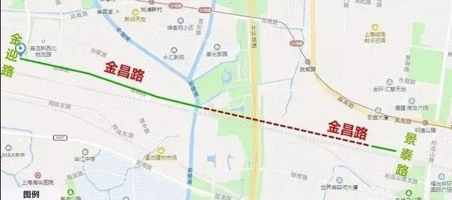 △金昌路一标段示意图。