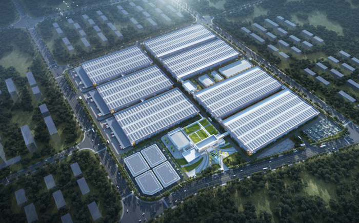 隆基绿能效果图。