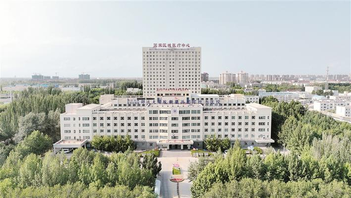     航拍兵团国家区域医疗中心（资料图片）。张大松  摄