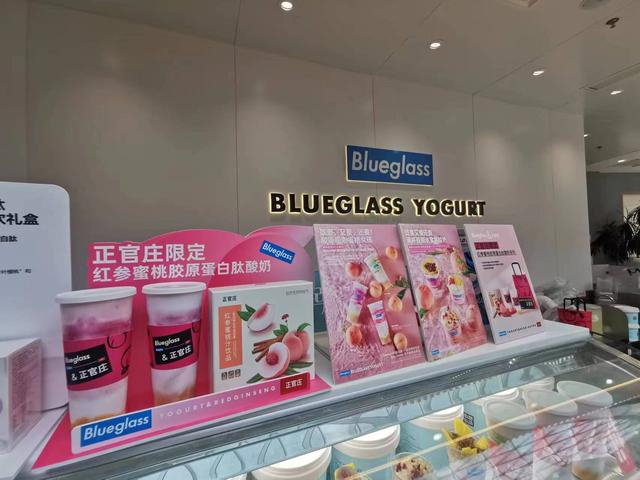 Blueglass因产品售价相对高，有“酸奶界爱马仕”之称。 新京报首席记者 郭铁 摄  