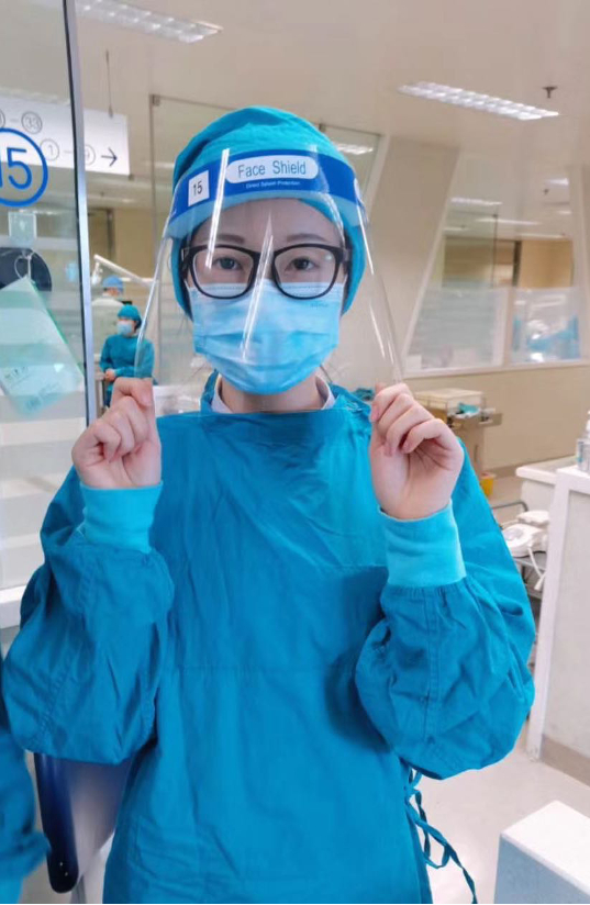 2020年6月，田雅婧出门诊