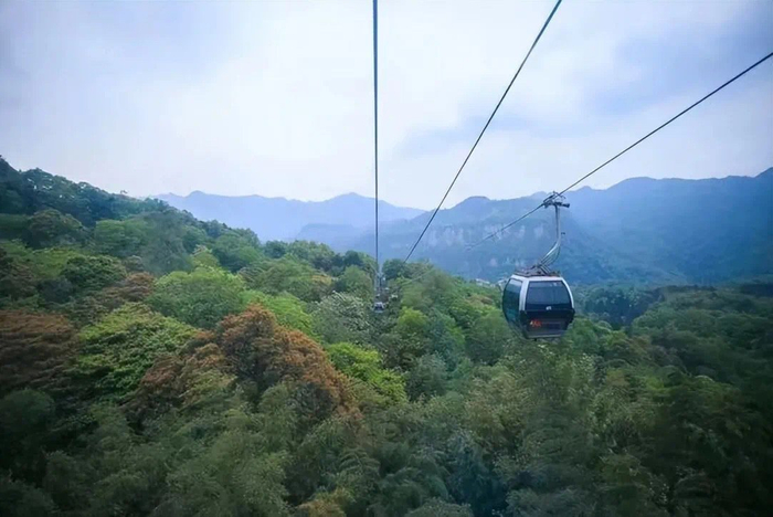 资料图：金顶索道 峨眉山市融媒体中心供图