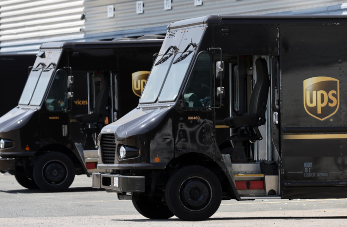 ▲UPS运输货车