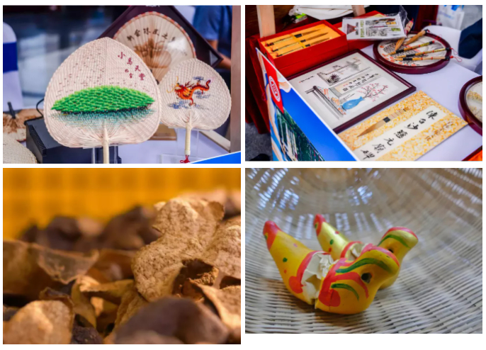 △江门非遗技艺部分展品。图源江门文旅