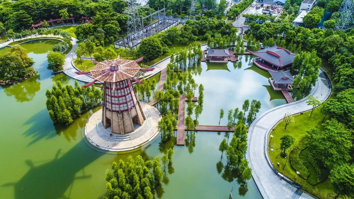 千灯湖公园。容铸华/摄