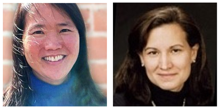 ▲Elizabeth Laws（左）与Marcie Ruddy（右）女士