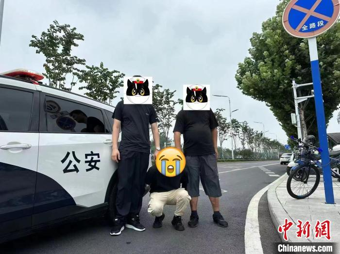 便衣警察抓捕犯罪嫌疑人。合肥高新公安供图