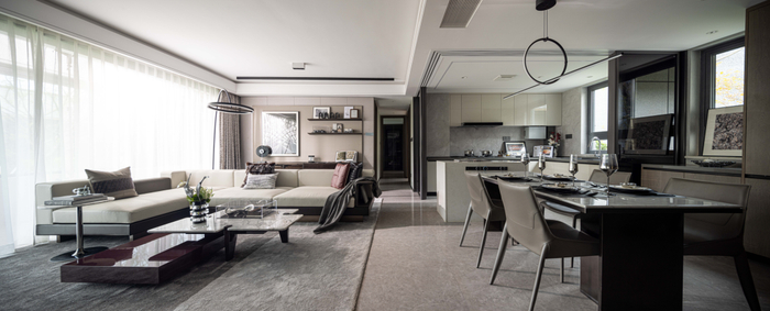 建面约135㎡样板间实景