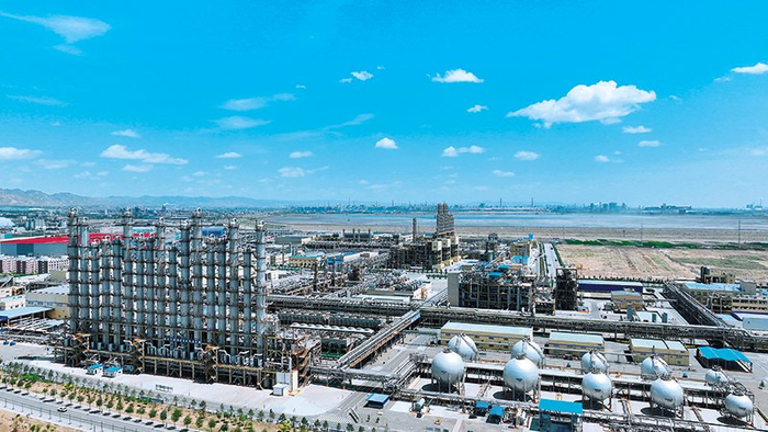 俯瞰内蒙古通威高纯晶硅有限公司 贾荣摄