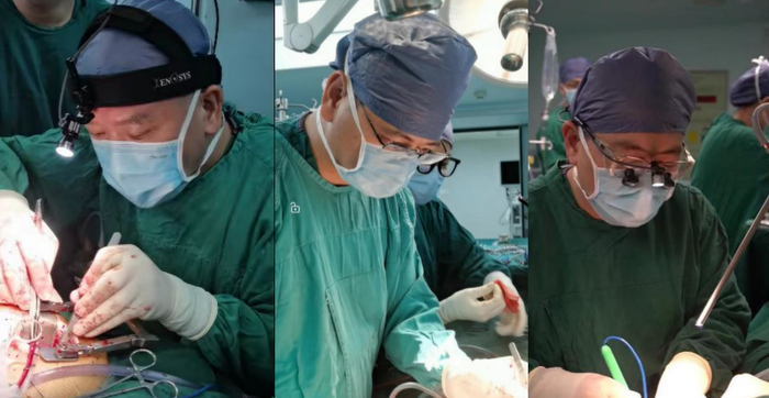 手术过程（福建医科大学附属协和医院供图）