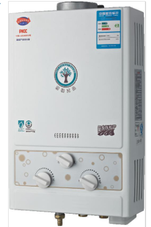 图4 烟道式燃气热水器