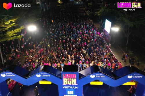 今年4月，Lazada Run在越南胡志明市开跑