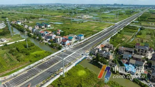 浒运公路鸟瞰图。岑闻热 陈章升/摄 