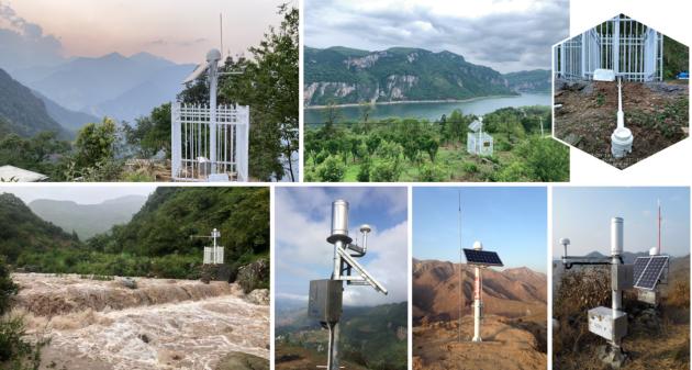 位于云南省、贵州省等地区的地灾监测站