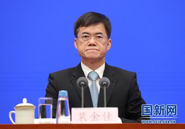 ▲退役军人事务部部长裴金佳