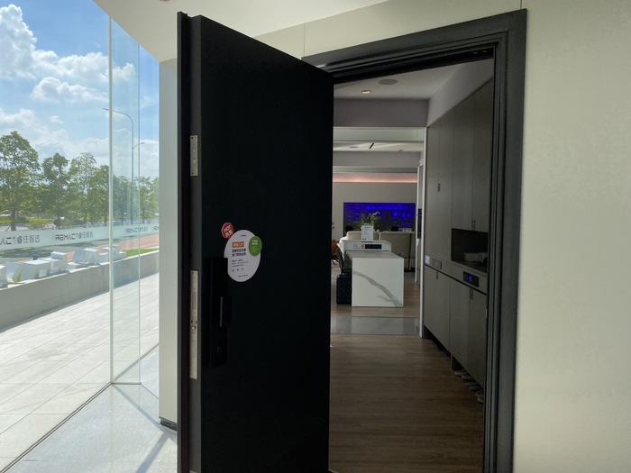 入户处。图片来源：蓝丽琦摄