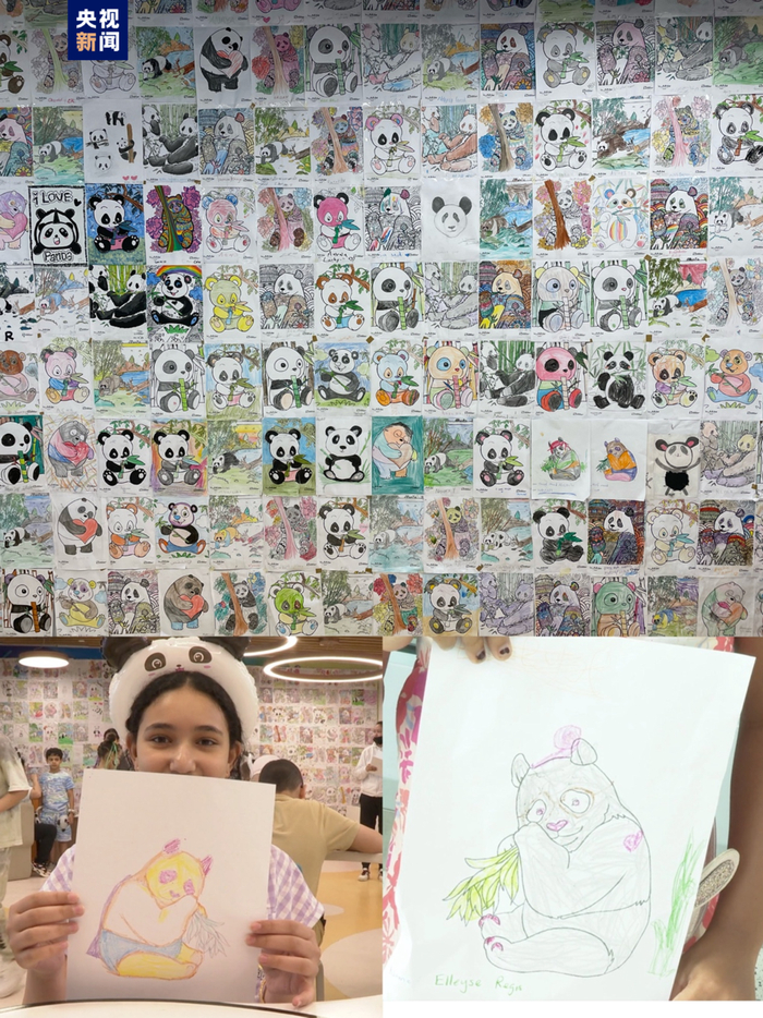 △孩子们为“四海”送上生日祝福