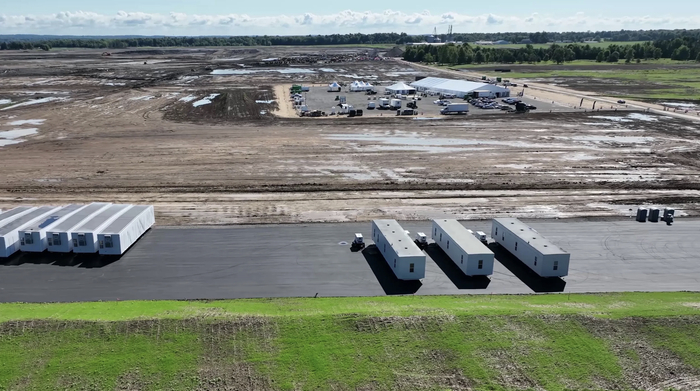 英特尔位于俄亥俄州的芯片制造基地项目（图源：社交媒体）