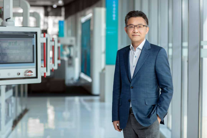　　图为西门子全球执行副总裁，西门子中国董事长、总裁兼首席执行官肖松。
