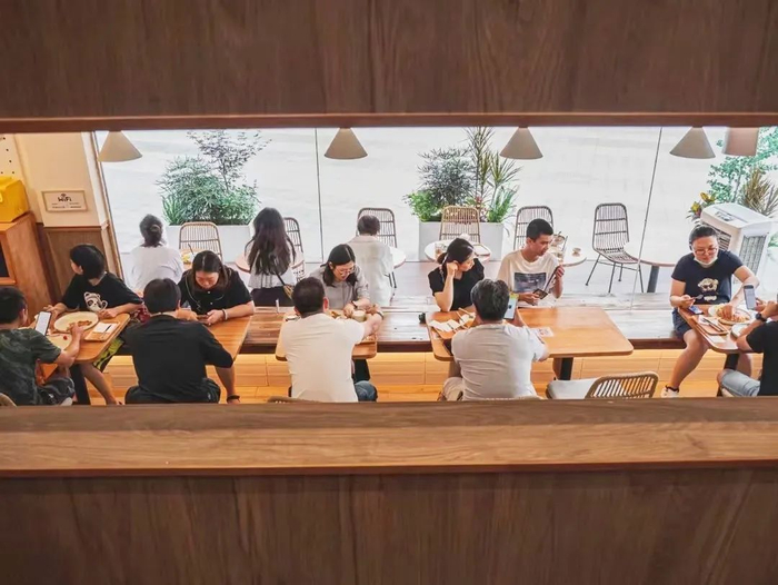 △早饷独特的经营理念和较为出色的出品吸引了不少市民前来打卡。