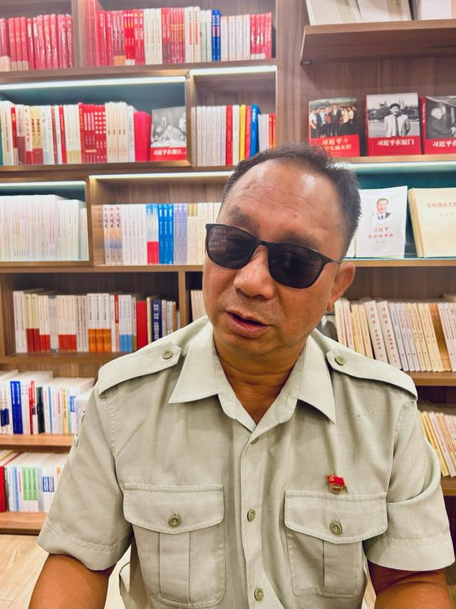 史光柱接受解放日报上观新闻专访 施晨露 摄