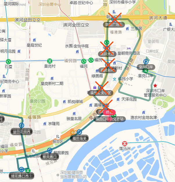 ▲26线部分调整路段示意图