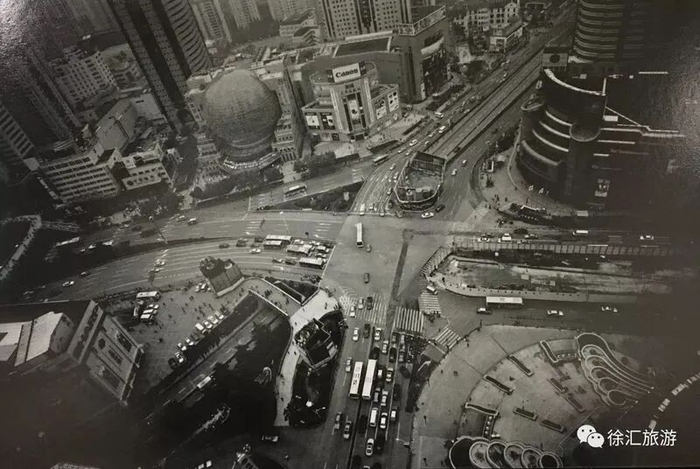 2000年前后的徐家汇商圈  来源：徐汇文旅