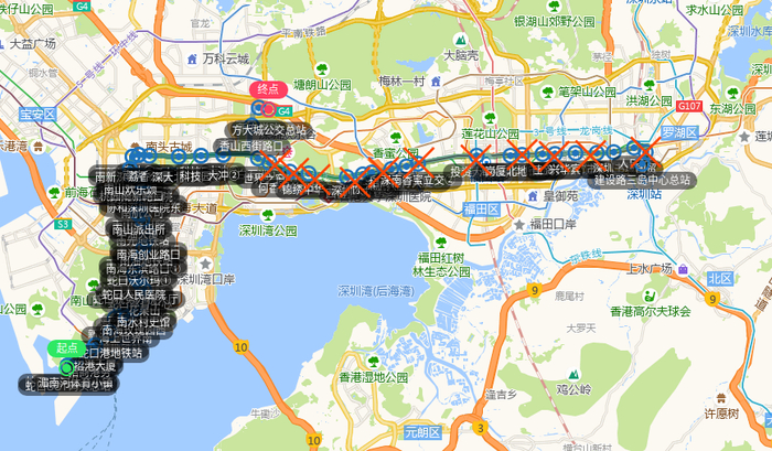 ▲204线线路调整示意图