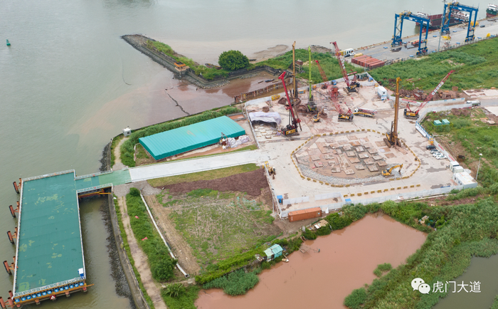 ▲东主塔不少桩基已完成浇筑