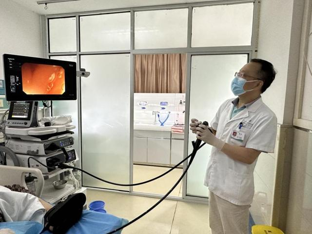 ▲肠镜检查/图源 江北区中医院