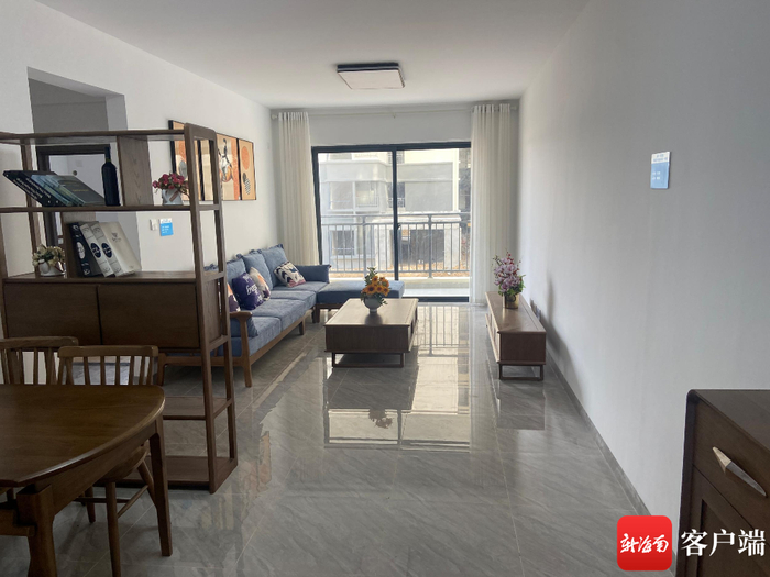 东方滨海片区棚户区改造项目第一批安置房样品房。项目指挥部供图