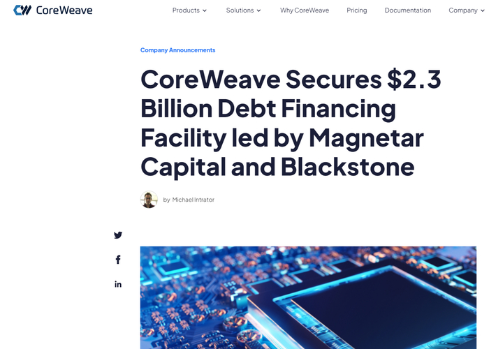 （来源：CoreWeave）