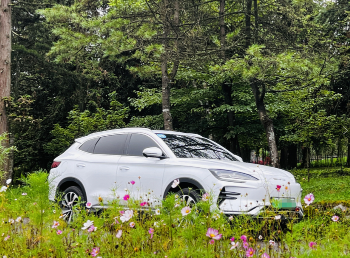 宋PLUS EV冠军版。华龙网-新重庆客户端 许川摄