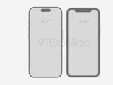iPhone 15 Pro和前代屏幕对比照曝光：边框大幅收窄