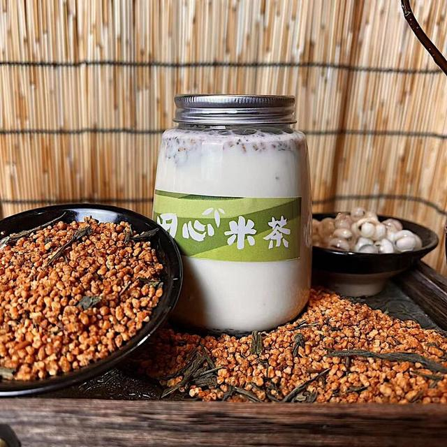 基于松江产业特色，推出田心米茶等衍生品。（思尔腾 供图）