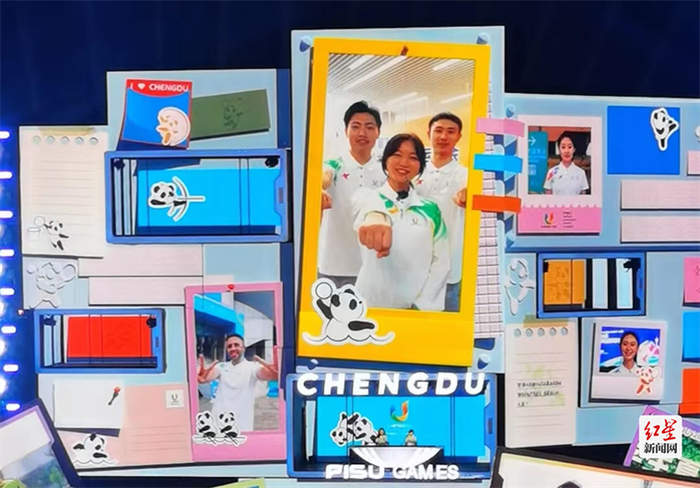 ▲成都大运会闭幕式彩排现场