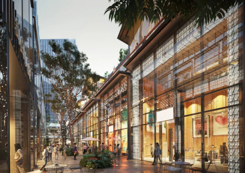 *北区园林式商业街区效果图