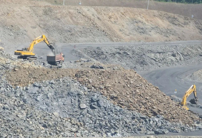 ▲萝北石墨采矿现场每经记者 杨卉 摄