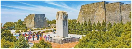 乾陵遗址（资料照片）。