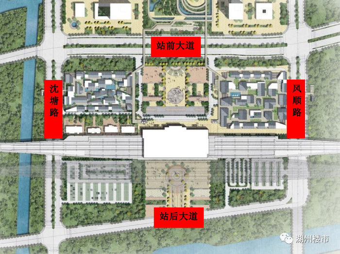 南浔站规划效果图
